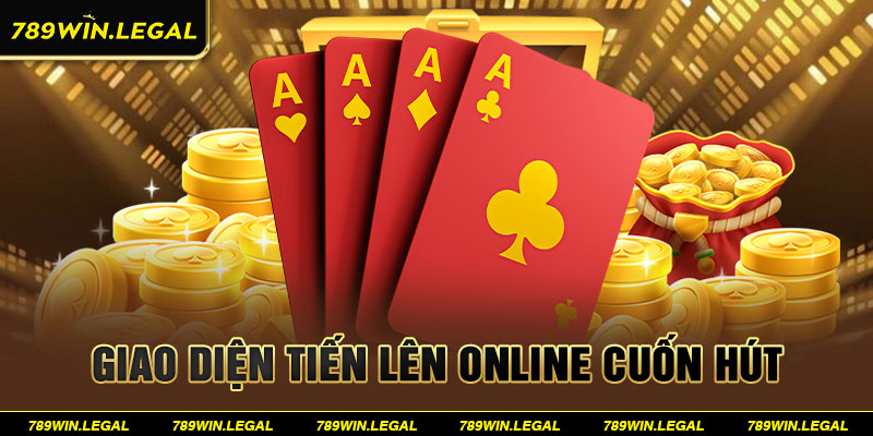 Giao diện tiến lên online cuốn hút