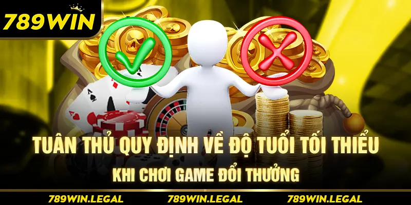 Tuân thủ quy định về độ tuổi tối thiểu khi chơi game đổi thưởng