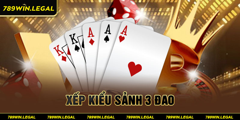 Xếp kiểu sảnh 3 đao